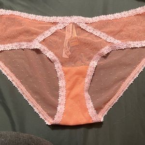 Victoria’s Secret Sheer Bikini size Medium Nee with Tags